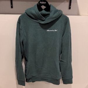 Men's Green Hooded Sweatshirt by Abercrombie & Fitch
